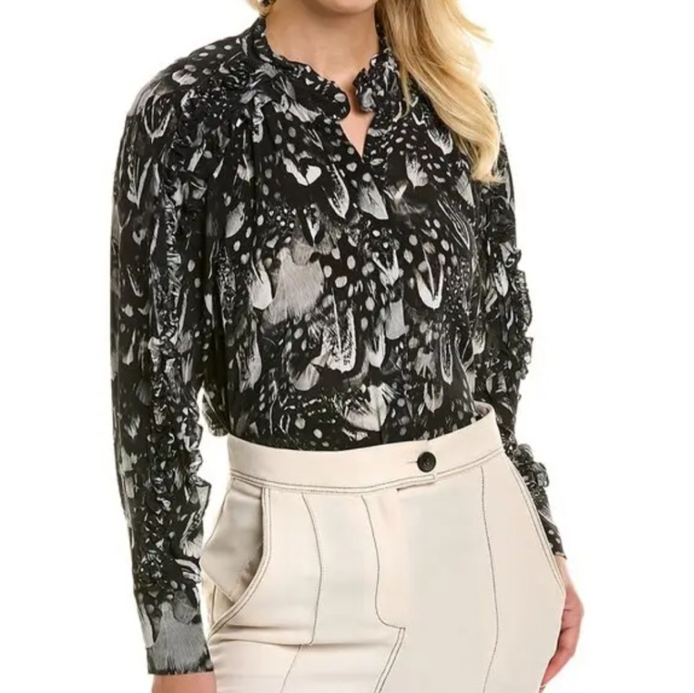 UNGARO Tia Silk Blouse